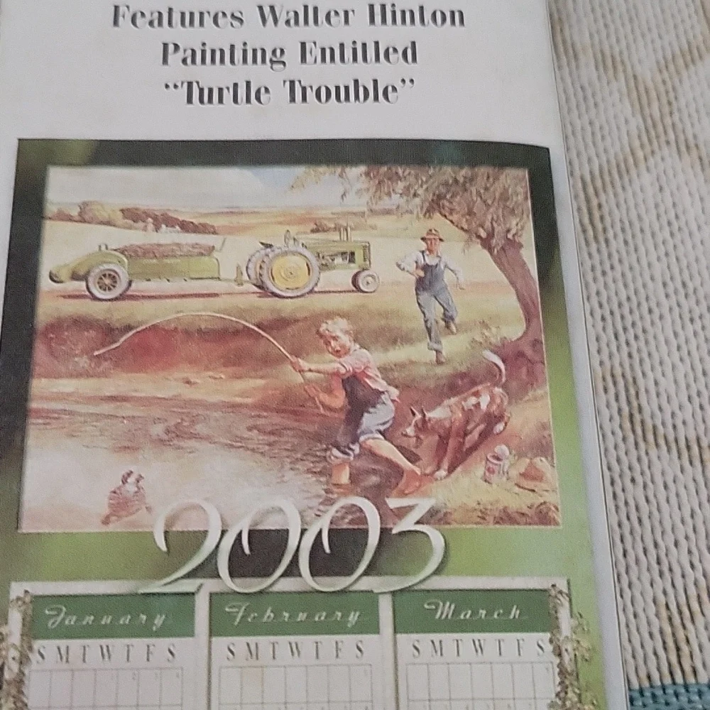 John Deere Green Wall Calendar